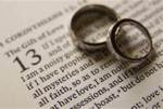 rings on a Bible
