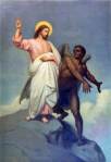 satan tempting Jesus